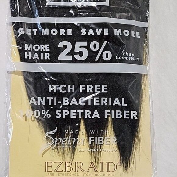 EZBRAID 4X Pre-Stretched Braiding Hair – 26” – Black to Blonde Ombre – New - Picture 4 of 8